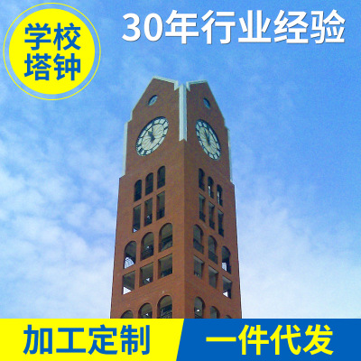 教堂鐘建筑報(bào)時(shí)塔鐘 歐式學(xué)校景觀塔鐘 生產(chǎn)戶(hù)外塔鐘  子母鐘