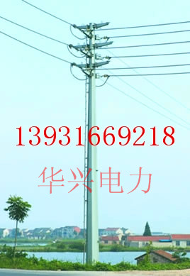 鋼桿廠家批量供應(yīng)甘肅10KV電力鋼桿、鋼管塔、鋼管桿