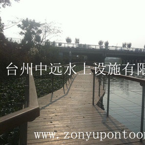 中遠優(yōu)質(zhì)的觀光浮橋美觀實用便于拆裝