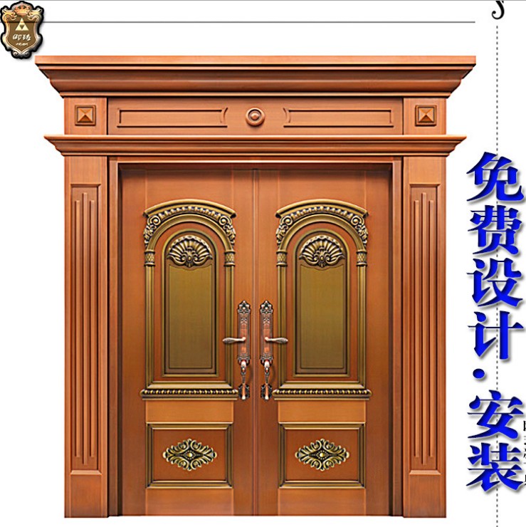 深圳銅門商家定制別墅防盜銅門對(duì)開(kāi)門 銅門廠家 庭院門生產(chǎn)廠家