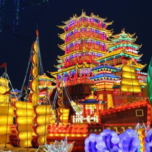 彩燈 廠家制作 新年燈會 自然風(fēng)景區(qū) 彩燈制作開封紅燈籠