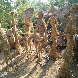 稻草人工藝品稻草加工工藝品 稻草人 稻草玩具觀賞 批發(fā) 定制多種規(guī)格 稻草人工藝品