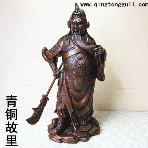 青銅故里純銅佛像銅藝品武財(cái)神銅像特色禮品紫銅關(guān)公