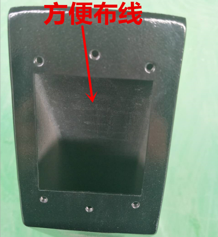 門禁刷卡機立柱 讀頭立柱 按鈕 感應(yīng)立柱 方形 鐵藝 黑色 凌智恒 自動開門機 自動廣告門