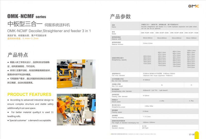 中板型三合一伺服系統(tǒng)送料機(jī)1