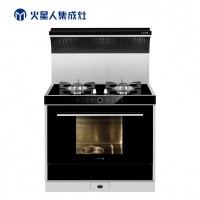 火星人 E5B/Z集成灶蒸箱下排式側(cè)吸油煙機(jī)燃?xì)庠钜惑w