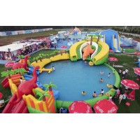 恐龍樂園 充氣水池