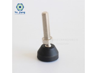 廠家直銷黑色尼龍萬(wàn)向調(diào)節(jié) 螺桿碳鋼全自動(dòng)電子料盤貼標(biāo)機(jī)調(diào)節(jié)腳