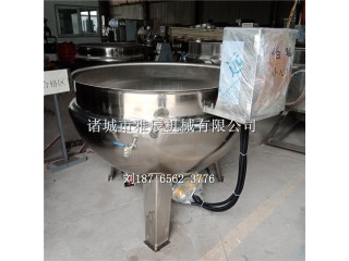 電加熱夾層鍋，涼粉熬制夾層鍋，豬蹄羊湯燉肉夾層鍋，自動(dòng)鹵煮鍋
