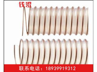 耐磨PU鋼絲管，吸塵軟管廠家，PU吸塵軟管，木工吸塵軟管