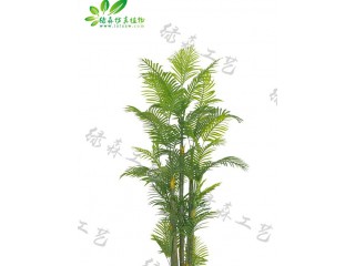 仿真十體散尾葵廠家直銷   沈陽仿真植物生產(chǎn)廠家