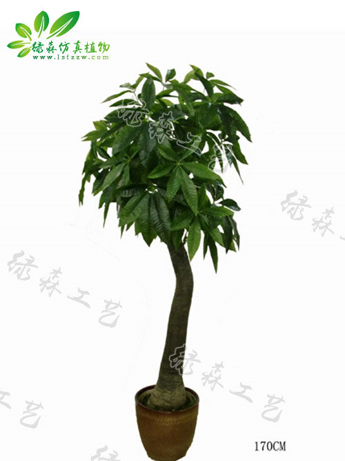 仿真彎桿發(fā)財樹