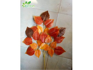 仿真蘋果葉   廠家直銷    沈陽(yáng)仿真植物生產(chǎn)廠家