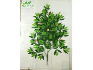 仿真桃子葉   廠家直銷    沈陽(yáng)仿真植物生產(chǎn)廠家