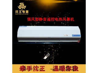 廠家直銷 強(qiáng)風(fēng)型靜音遙控電熱風(fēng)幕機(jī) 可定制多規(guī)格電熱風(fēng)幕機(jī)批發(fā)