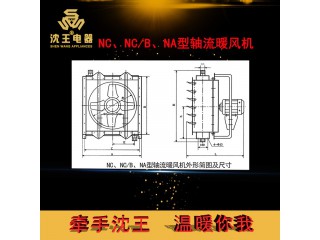 廠家直銷 NC NCB NA型軸流暖風機 可定制多規(guī)格電熱風幕機