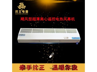 廠家直銷 颶風(fēng)型超薄離心遙控電熱風(fēng)幕機(jī) 可定制多規(guī)格電熱風(fēng)幕機(jī)