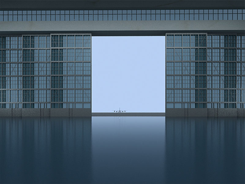 推拉式機(jī)庫門3