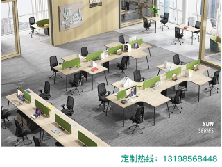 職員位-現(xiàn)代屏風隔斷定制 免費設計出圖 咨詢出廠價