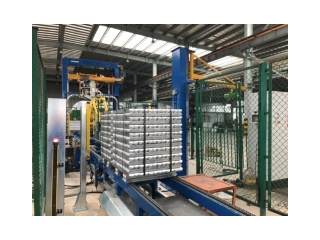 供應(yīng)鑄錠重型捆扎設(shè)備 全自動鋼帶捆扎鋁錠打捆機(jī) 全自動塑料帶捆扎鋅錠打捆機(jī)