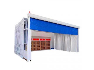 移動(dòng)伸縮噴漆房設(shè)計(jì)安裝 整套流程方案