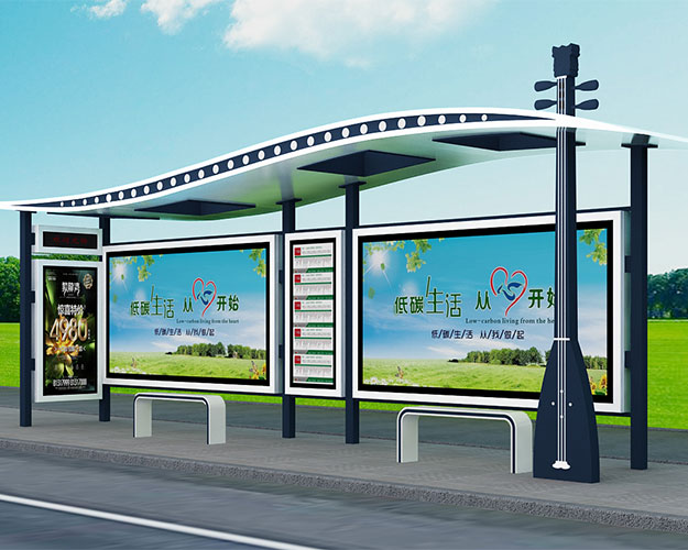 城市特色候車(chē)亭。公交站臺(tái)-(32)