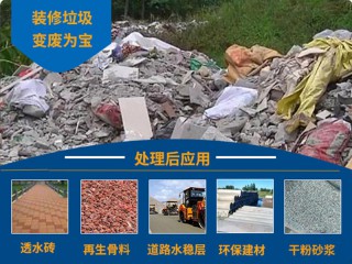 城市改造建筑垃圾處理設備 石料破碎設備