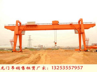 山東濱州龍門吊出租廠家發(fā)往徐州16噸雙梁門機(jī)