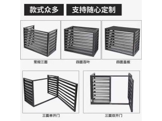 電動手動鋁百葉窗河北生產(chǎn)廠家,鋅鋼鋁合金百葉窗空調(diào)罩護(hù)欄圍欄